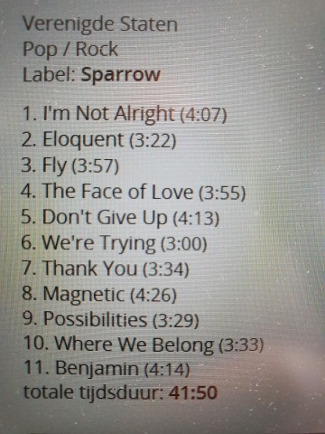 Tracks mm cd sanctus real   the face of love   0094631157424