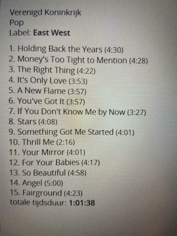 Tracks mm cd simply red   greatest hits   0706301657522