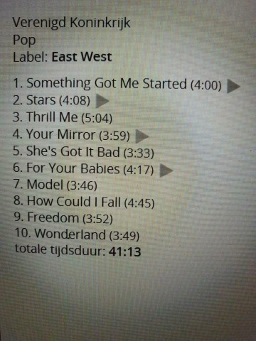 Tracks mm cd simply red   stars   0090317528427