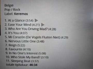 Tracks mm cd sioen   ease your mind   8714374960809