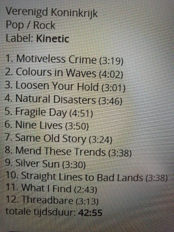 Tracks mm cd south   with the tides   5050159024827