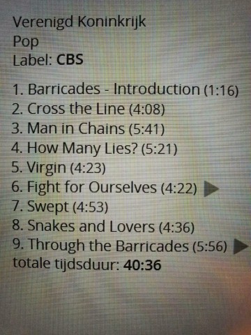 Tracks mm cd spandau ballet   through the barricades   5099745025923