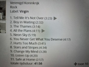 Tracks mm cd starsailor   all the plans   5099926772820