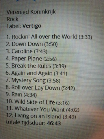 Tracks mm cd status quo   12 gold bars   0042280006228