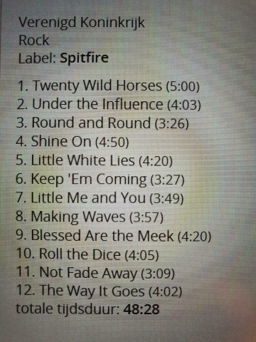 Tracks mm cd status quo   under the influence   5706238332580