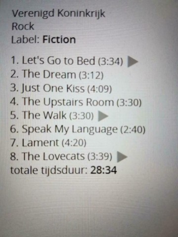 Tracks mm cd the cure   japanese whispers   0042281747021