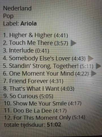 Tracks mm cd total touch   total touch   0743213531724