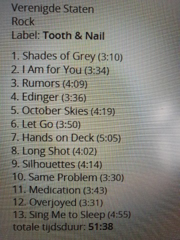 Tracks mm cd waking ashland   composure   0724356376601