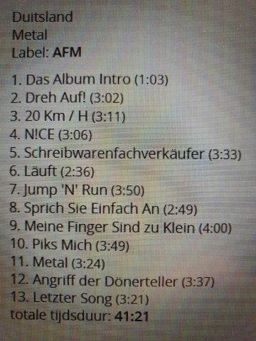 Tracks mm cd we butter the bread with butter   das album   0884860366922