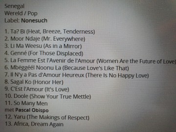 Tracks mm cd youssou ndour   nothings in vain   0075597965421