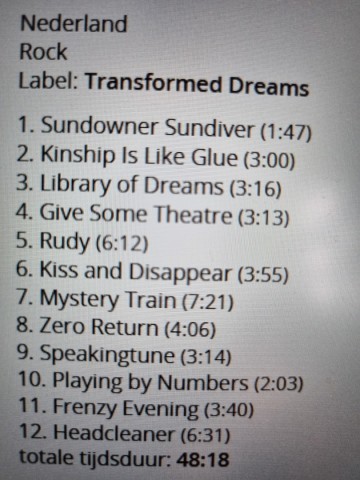 Tracks mm cd zea   kowtow to an idiot   dream 7