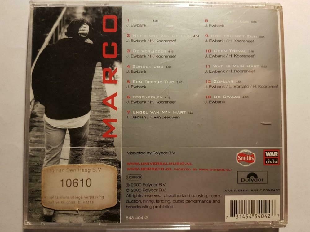 Marco Borsato - Luid En Duidelijk - Nederlandstalig - Fijne CD